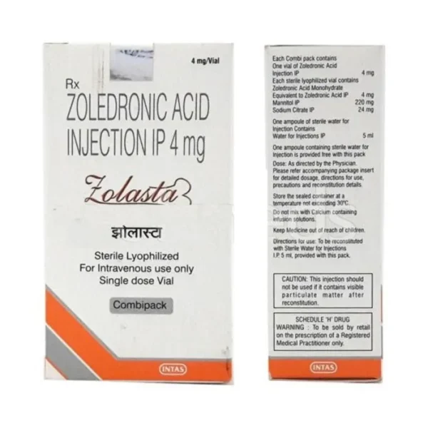 Zolasta 4 Mg Injection
